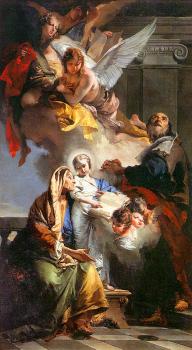 Giovanni Battista Tiepolo : The Education of the Virgin Mary